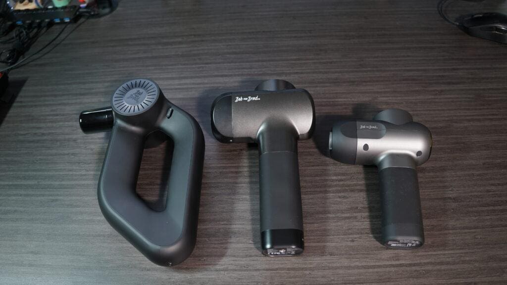 Bob and Brad D6 PRO Massage Gun vs C2 and X6