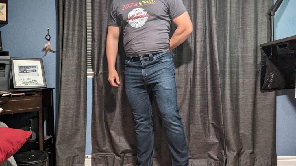 The BEST Shorts/Pants For Guys With BIG Legs - 2026 18 DuluthMensBallroomDoubleFlexStandardFitJeans