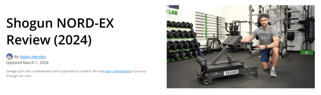 Shogun NORD-EX Review 2025 - The BEST Nordic Combo for a home gym? 53 Adam NordExReview