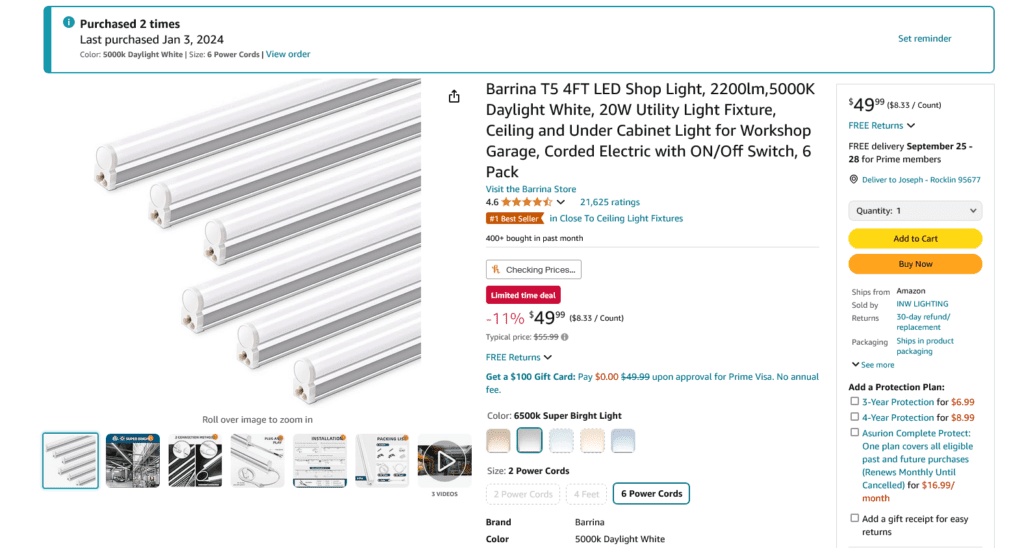 Every Good Home Gym Needs These 5 Things 15 Barrina4ftLEDLights