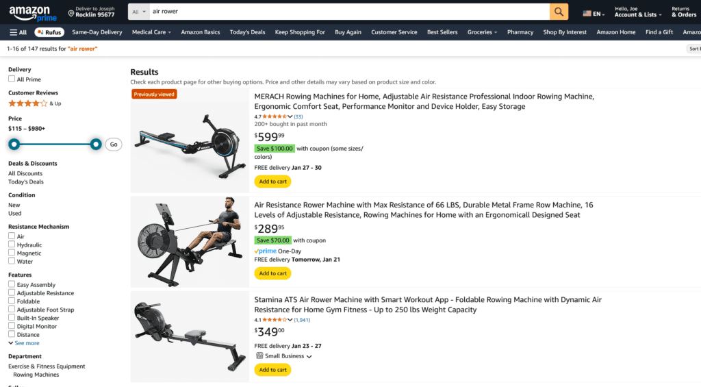 AmazonRowers