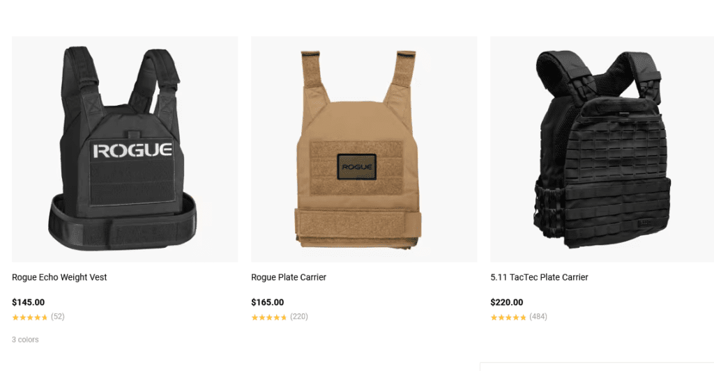 RogueWeightedVests