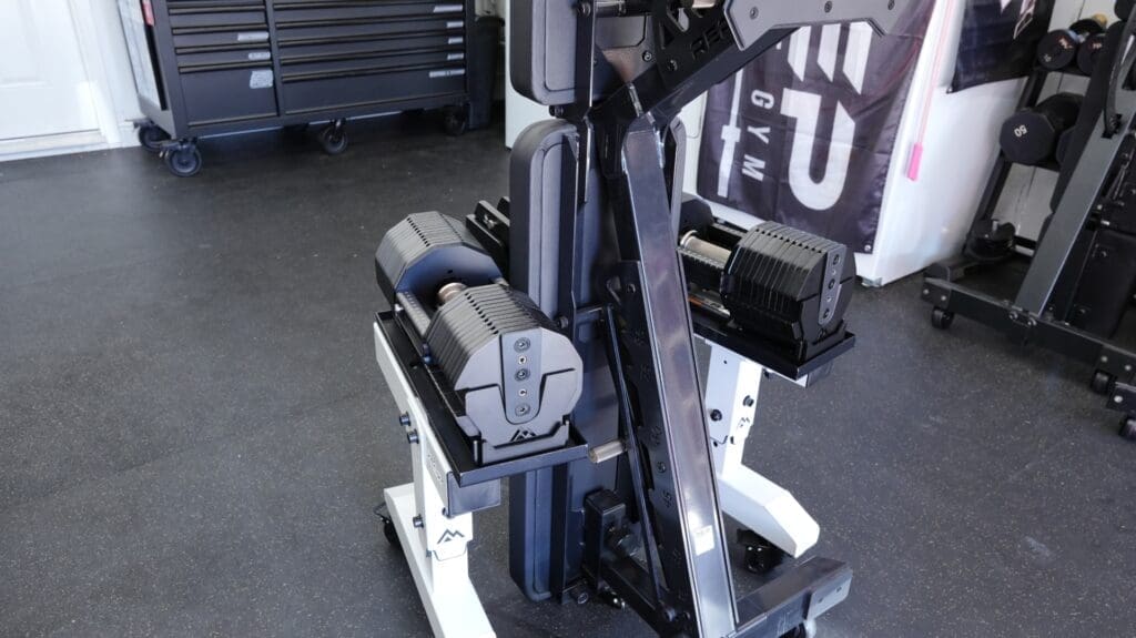 REP x PEPIN FAST Series Adjustable Dumbbell 8 REPxPEPIN wBench Resized